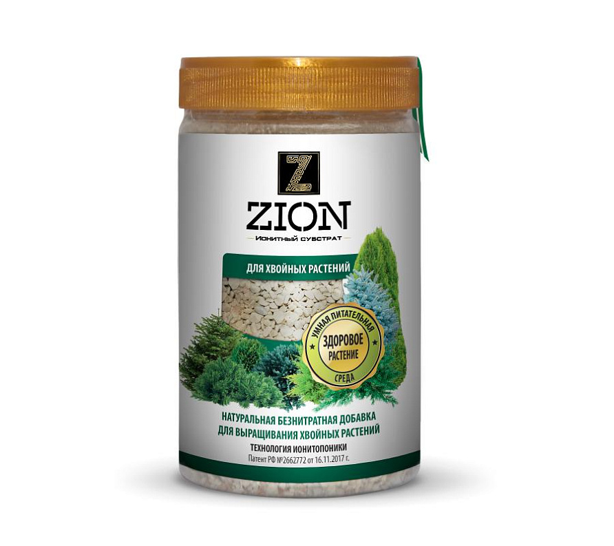 Питательный субстрат ZION для хвойных 700г, изображение 0